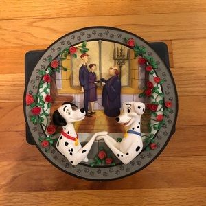 101 DALMATIANS Wedding Bells Plate Limited Ed